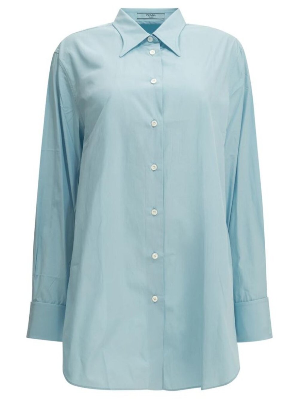 Prada Casual Poplin Shirt Tag Size 40 Women